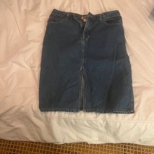 Denim skirt